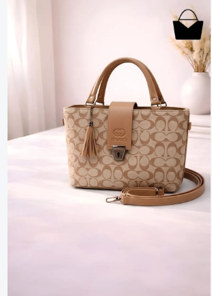 Women's Leather Plain Shoulder Bag