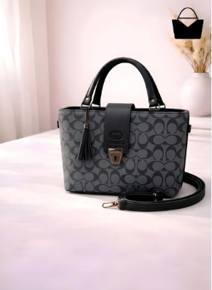 Women's Leather Plain Shoulder Bag