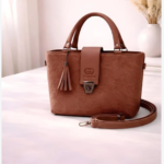 Women's Leather Plain Shoulder Bag